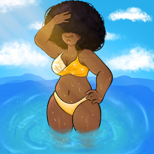 Shaded Thighs + Complex BG